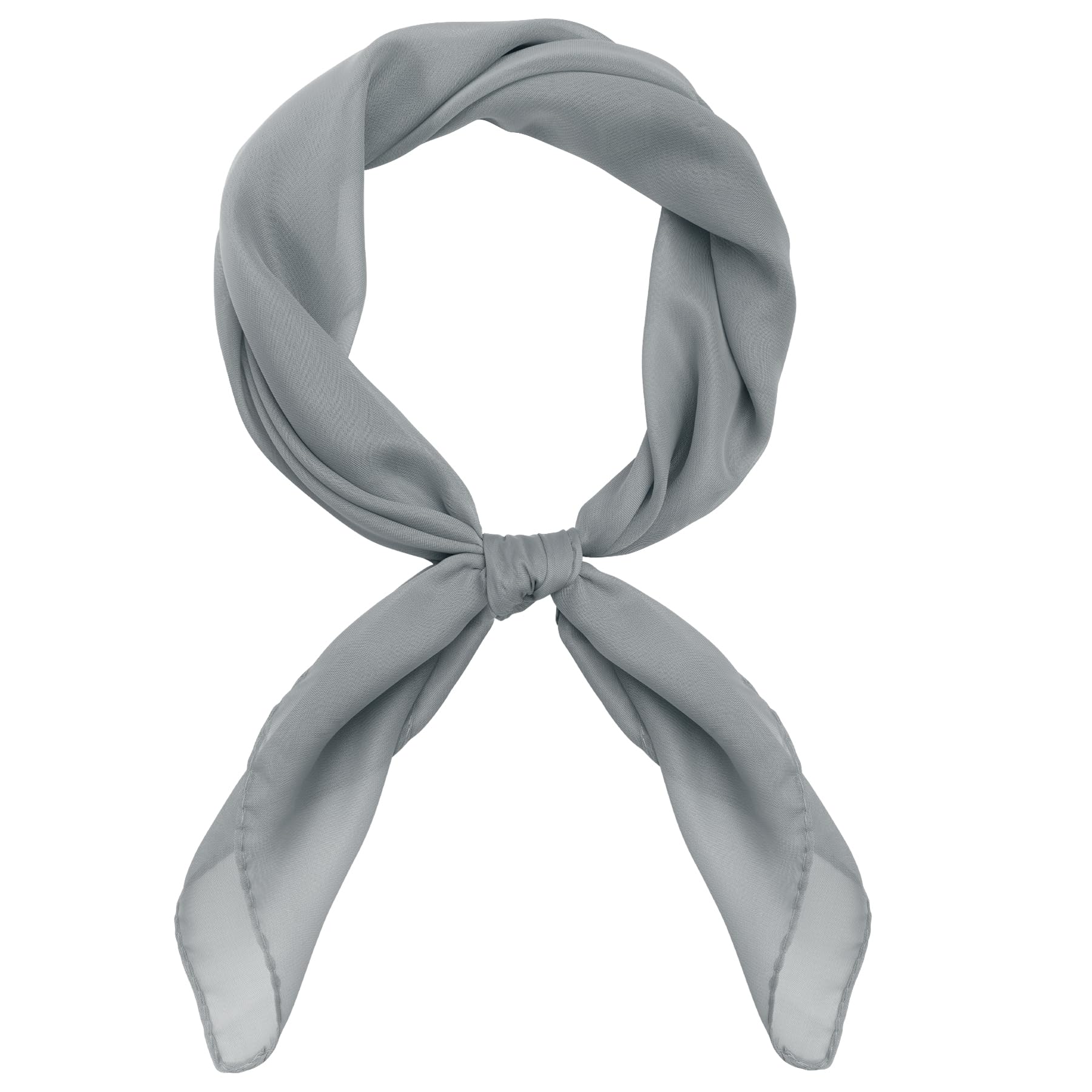 Pistha Chiffon Scarf Ribbon Neck Scarf Square Handkerchief for Halloween Men Women Boys Girls Costume Scarf Accessories