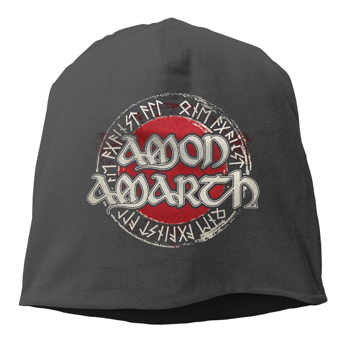 Amon Rock Amarth Metal Band Hedging Hat Unisex Skull Hat Knitted Hat Beanie Cap for Autumn/Winter Cap Black