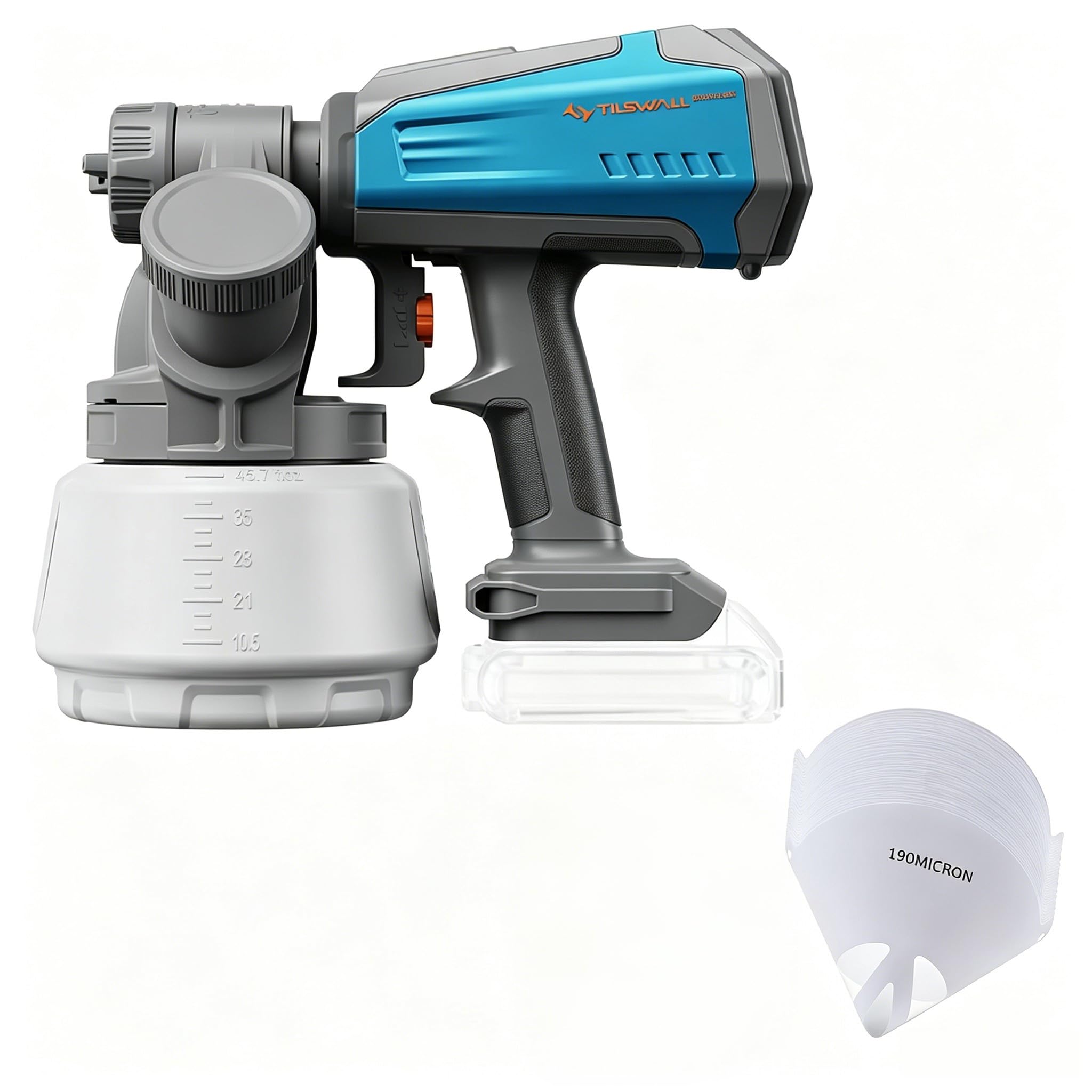 Pistolet a peinture Shark700 Tilswall anti-gaspillage et ses 50 filtres