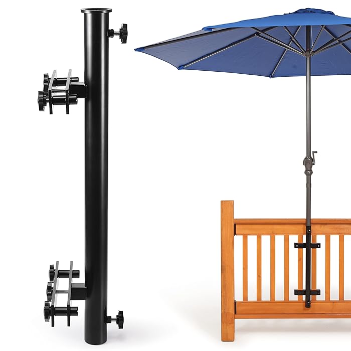 Buy Wanhork Heavy Duty 304 Stainless Steel Patio Umbrella Holder,Deck