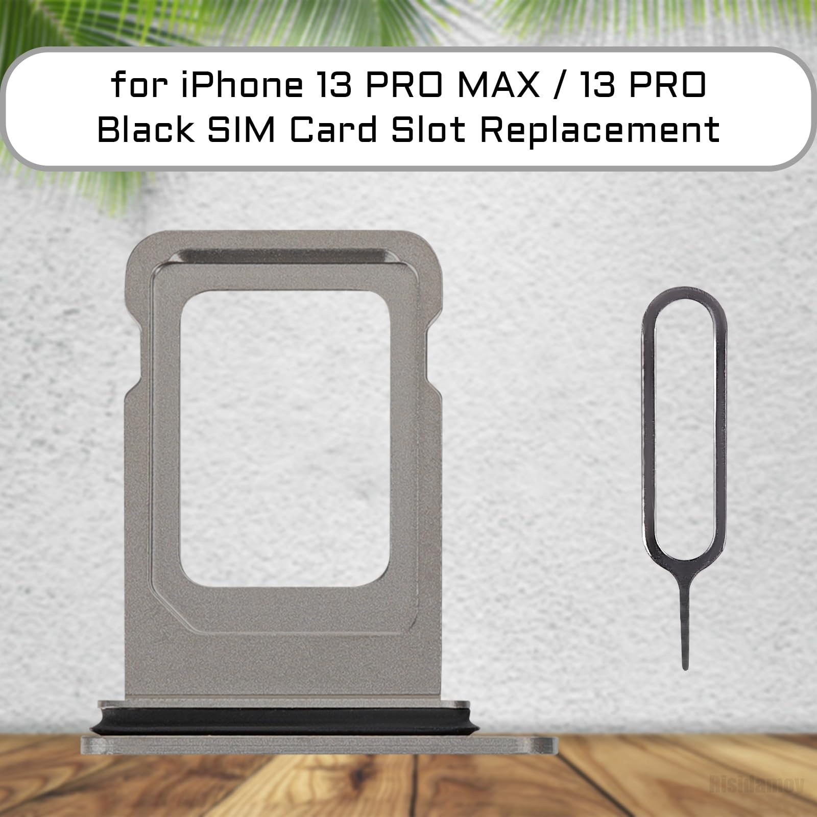 Amazon.com: Risidamoy for iPhone 13 Pro Max Black SIM Card Tray