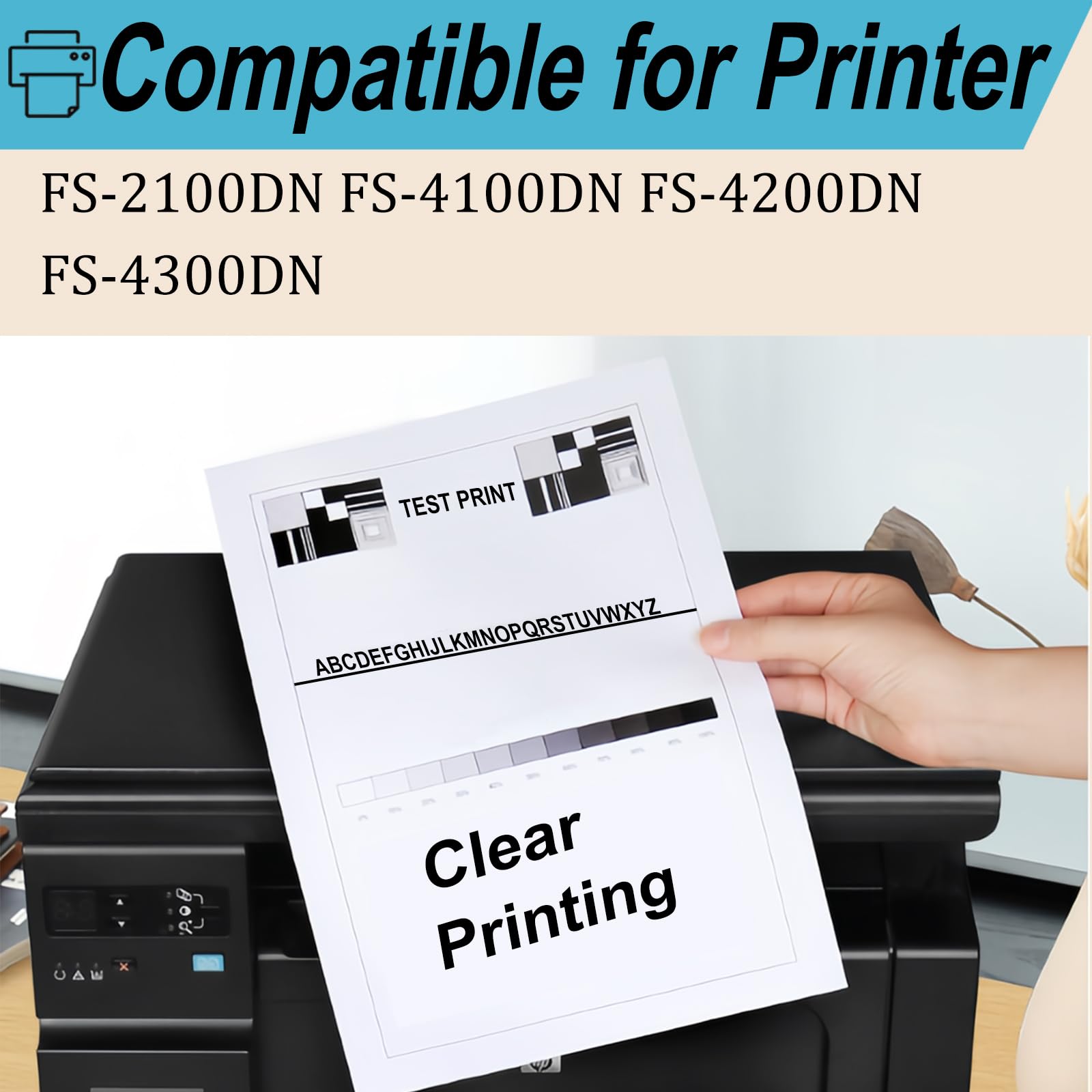 302LV93082 Developer Unit Compatible for Kyocera FS-2100DN FS-4100DN FS-4200DN FS-4300DN Printers, High Yield 150000 Pages, Print More Pages (3 Pack Black)
