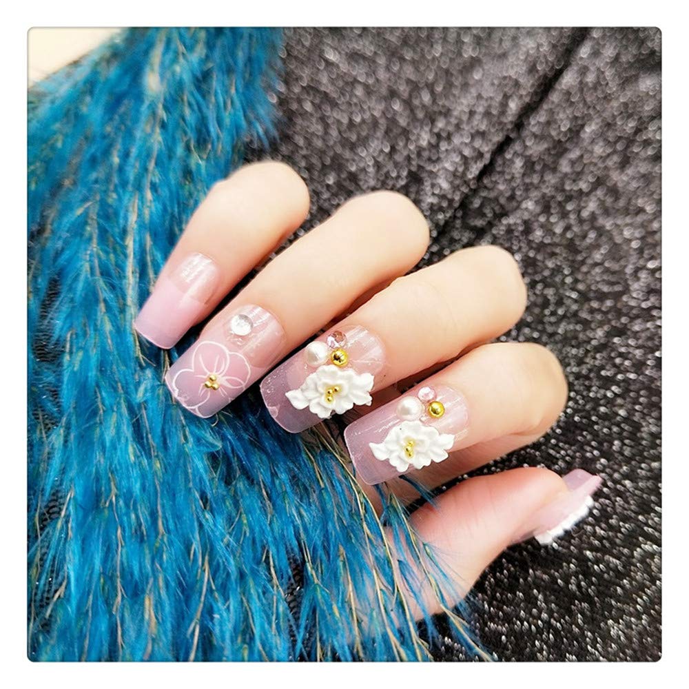 Uñas Postizas Arte De Uñas Tendencia De Moda Uñas Postizas Planas Novia Bellamente Decorada Colección De Manicura Terminada Herramienta De Manicura De Red Roja Con Parche De Uñas