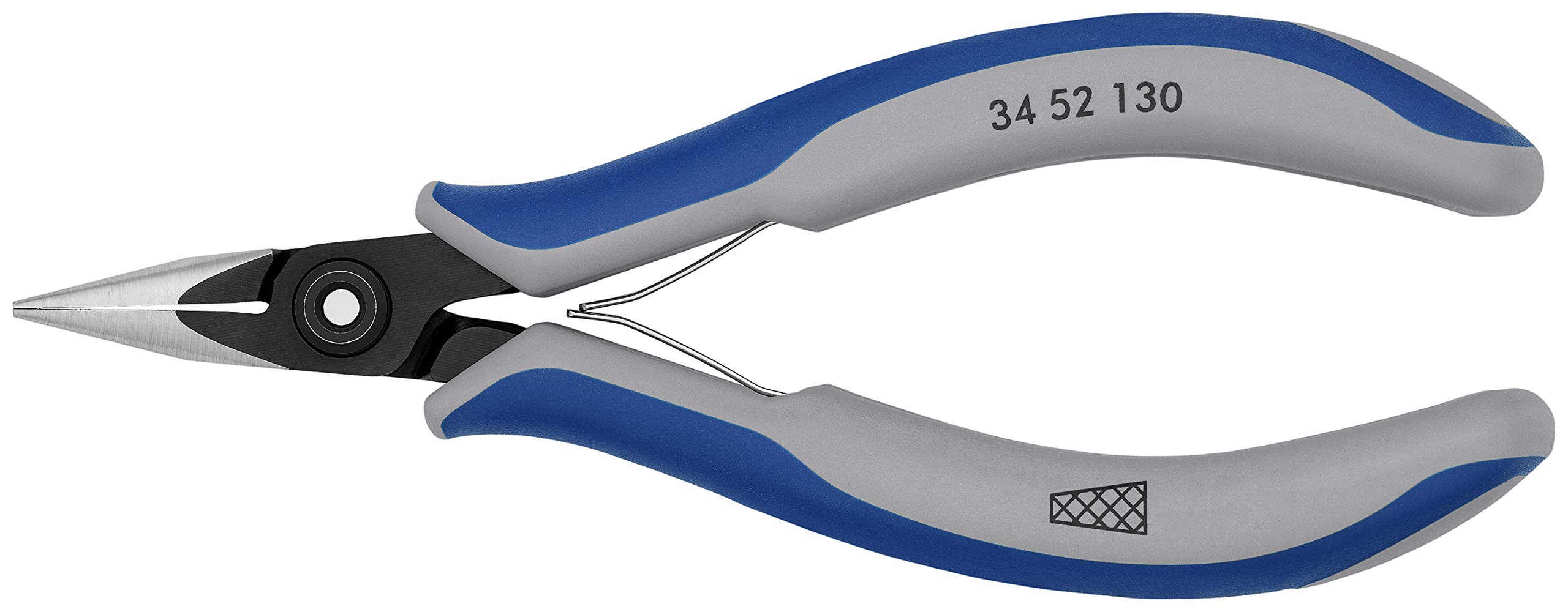 KNIPEX Tools 34 52 130 Precision Electronics Gripping Pliers, Multi