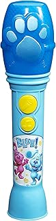 eKids Blues Clues and You Microphone for Kids, Blues Clues Toy Microphone with Built-in Music and Flashing Lights, for Fans of Blues Clues Toys and Gifts
