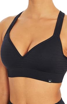Marika Women's Johanna Molded Cup Seamless Sports Bra, Black, Small