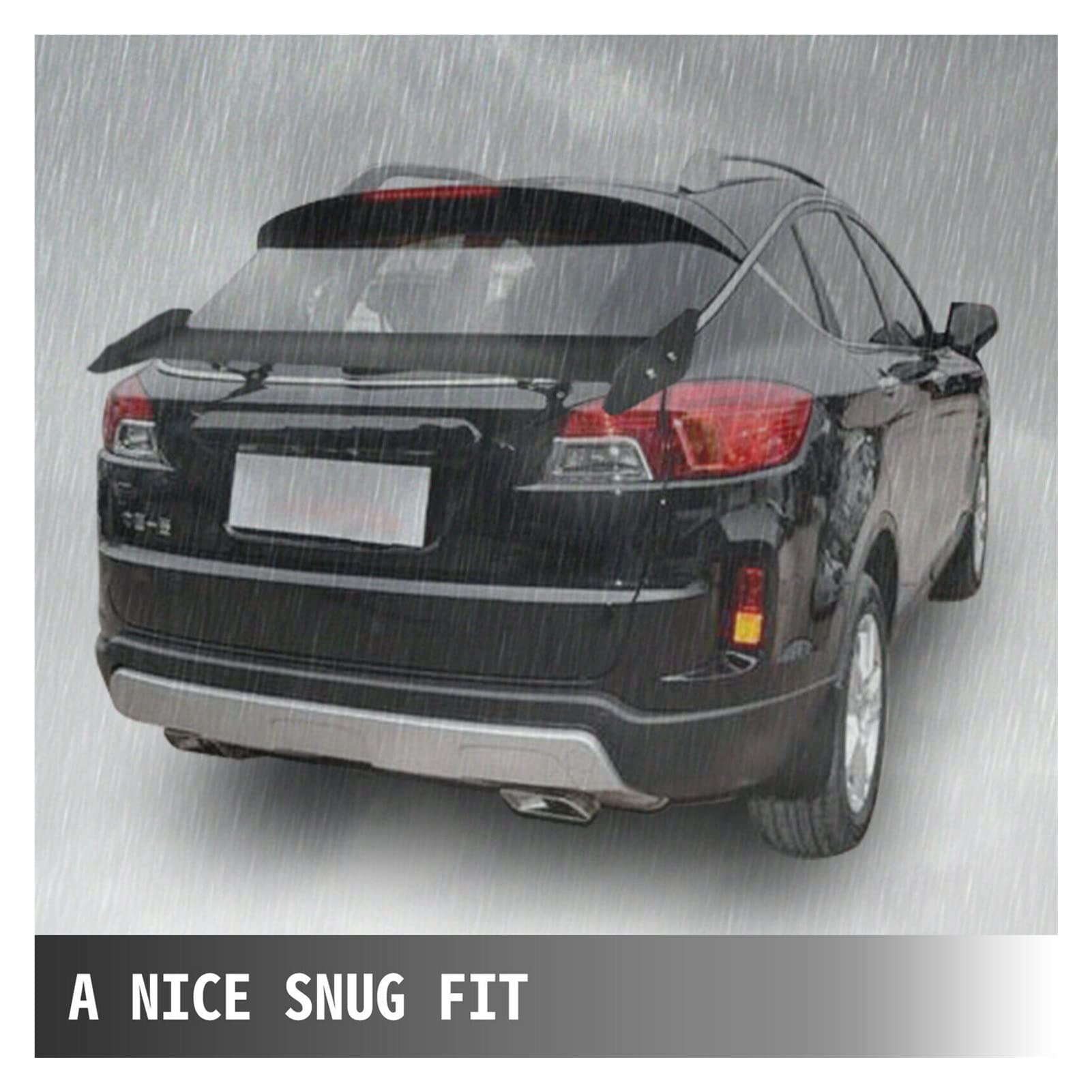Universal Rear Wing Adjustable Brackets 43/53 In Aluminum Alloy Car Spoiler Tuning Accessory Installed on Hatchback Trunk Narzędzia ogrodowe(4)