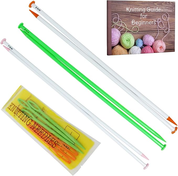 KnitPal 16inch (40cm) Straight Knitting Needles Set for