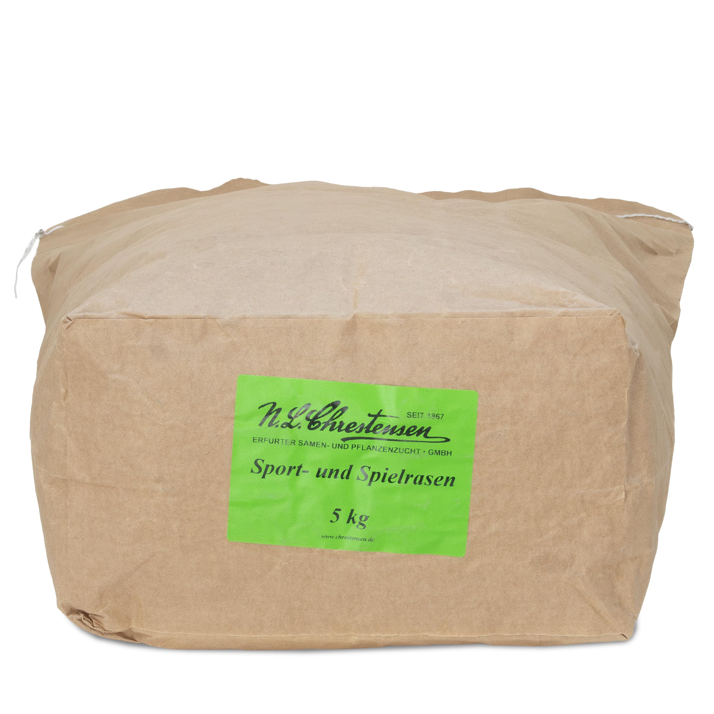 5 kg Rasensamen Sport-, und Spielrasen, 150-200 qm, für strapazierfähige Spielflächen, Hausgärten und Rasen-Nachsaat, Samen schnellkeimend, robust und dürreresistent