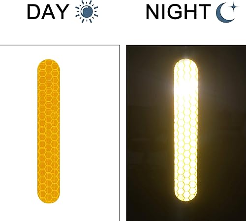 Miniatura 5 de TOMALL Adhesivos reflectantes de noche autoadhesivos, tira de advertencia impermeable compatible con Ninebot Max G30, accesorios de decoración de