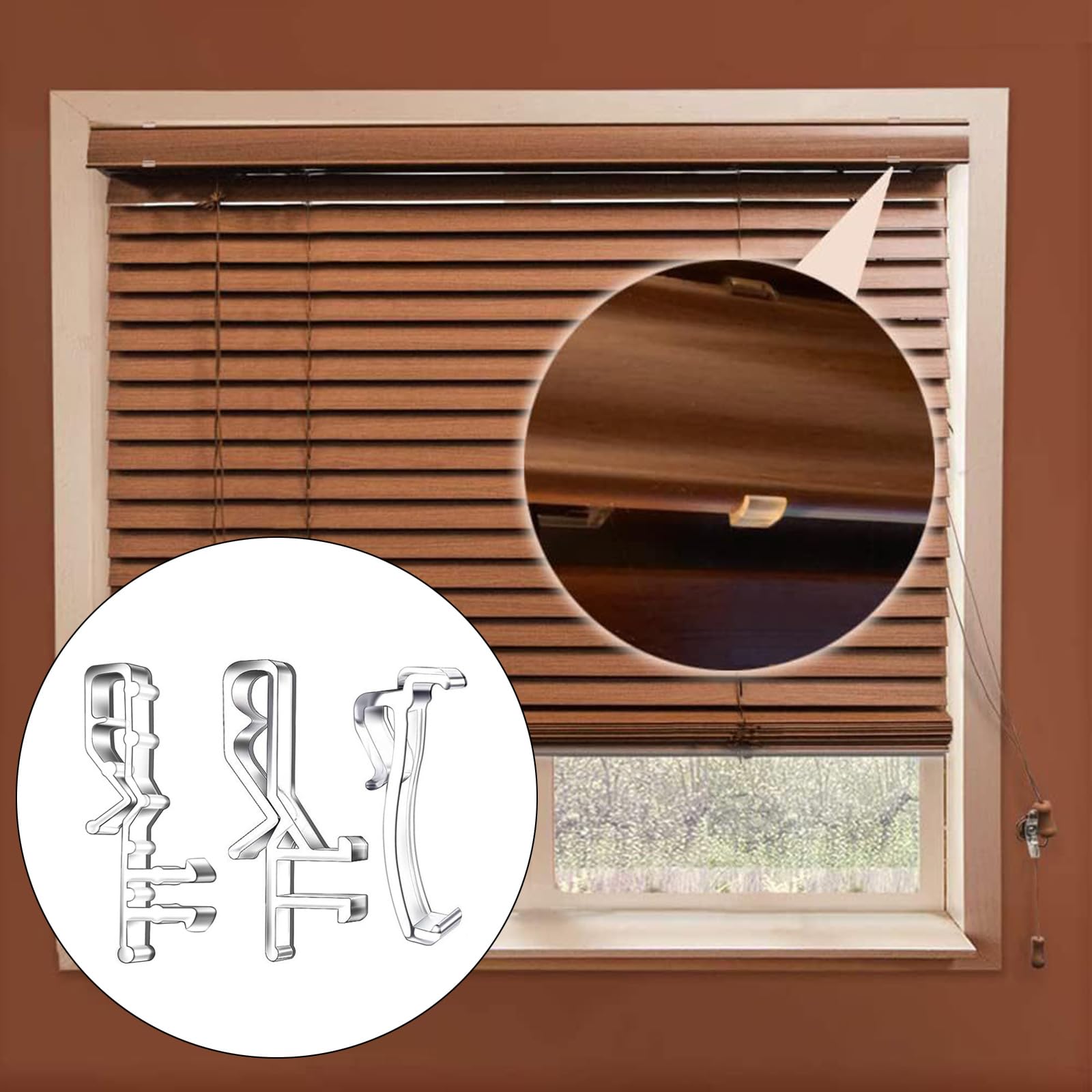 20 Stück Volant-Clips Für Fensterrollos – Transparent, 6,3 Cm Breit, Aus Kunststoff, Einfach Zu Montieren