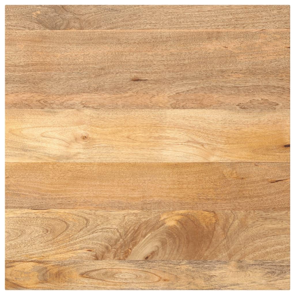 Plateau de table carré 70x70 cm en manguier pour restaurateur