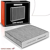 Vista 9 de Filtro de aire de cabina A-Premium con carbón activado compatible con Nissan Versa 2020-2023 1.6L, Kicks 2018-2023 1.6L, Reemplazo# 278915RB0A