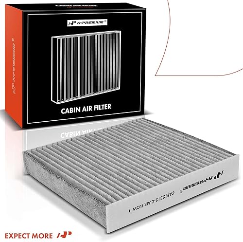 Miniatura 9 de A-Premium Filtro de aire de cabina con carbón activado compatible con Nissan Versa 2020-2023 1.6L, Kicks 2018-2023 1.6L, repuesto # 278915RB0A,