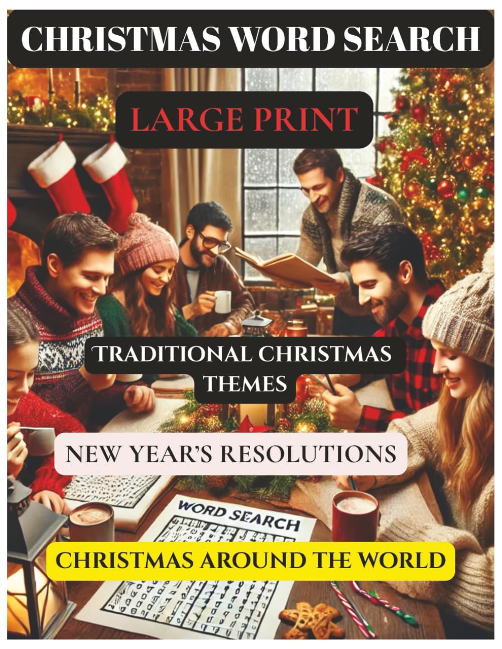 Christmas Word Search Puzzle: Large Print for the Entire Family