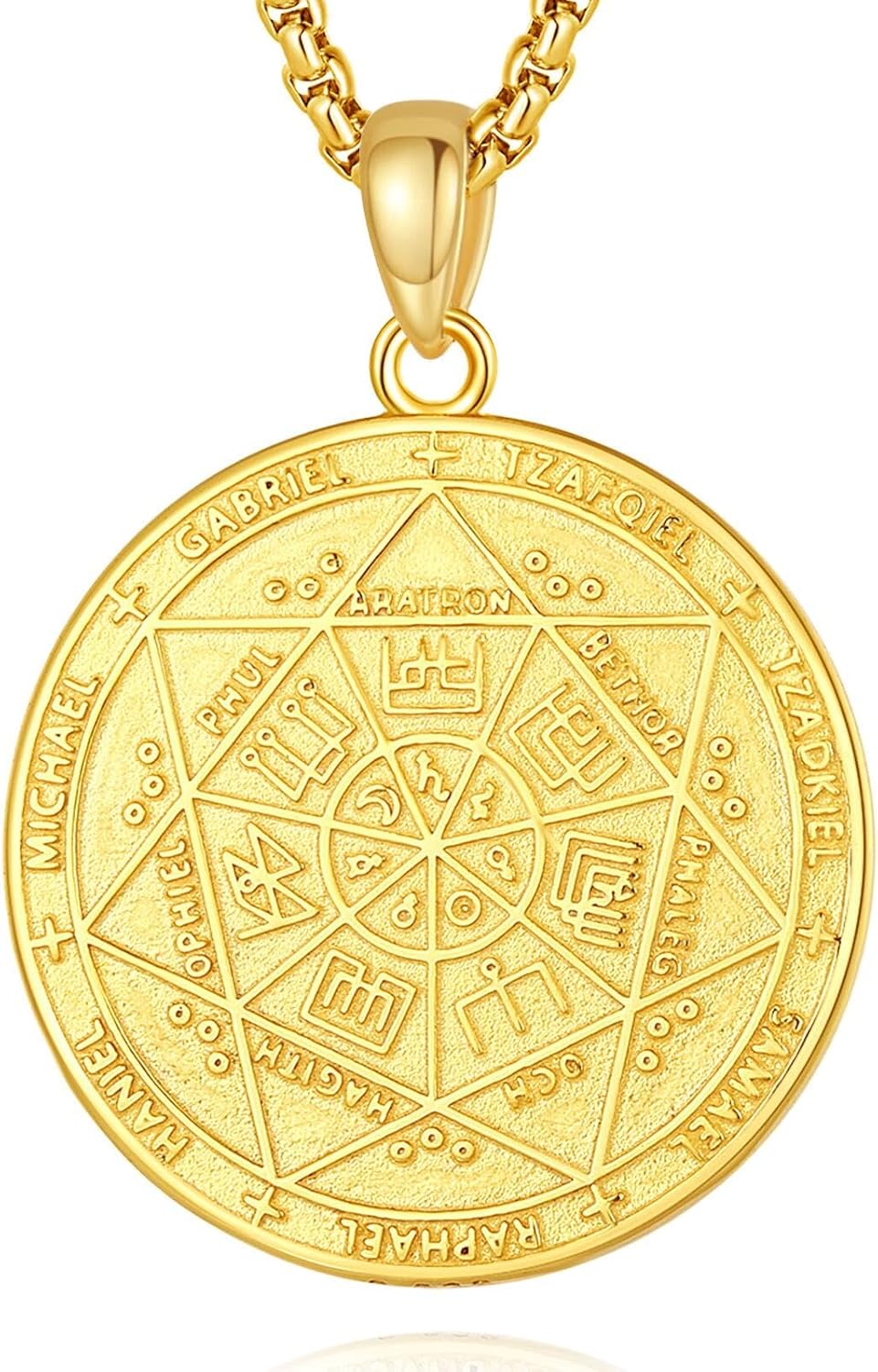 Vito 925 Sterling Silver Saint Necklaces for Women Men, St Michael/Crucifix/Caravaca/St Jude/Virgin Mary Pendant Patron Saint Amulet Medal Religion Jewelry Gift