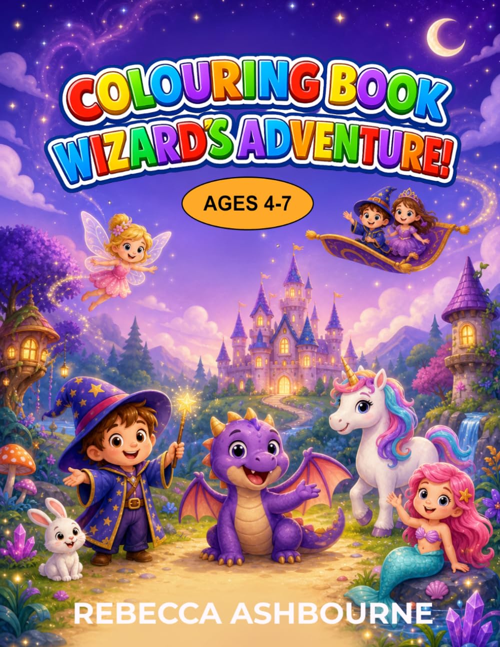 Colouring Book Wizard's Adventure