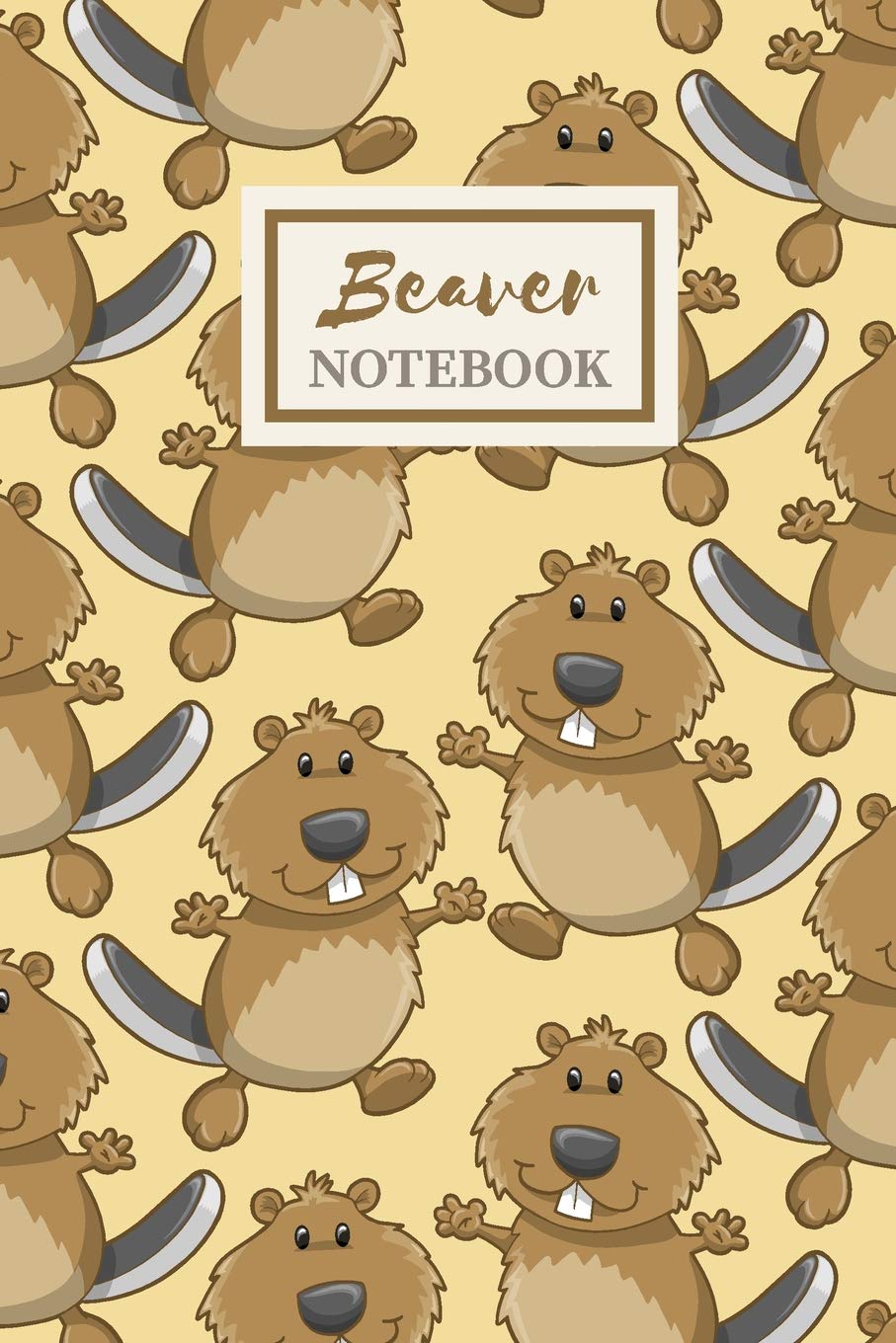 Beaver Notebook | Cute Gift Journal for Boys: Back to School Notebook for Kids, College-Ruled 120-page Blank Lined 6 x 9 in (15.2 x 22.9 cm)