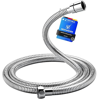Ibergrif Shower Hose 1.7 m Flexible Stainless Steel Shower Hose