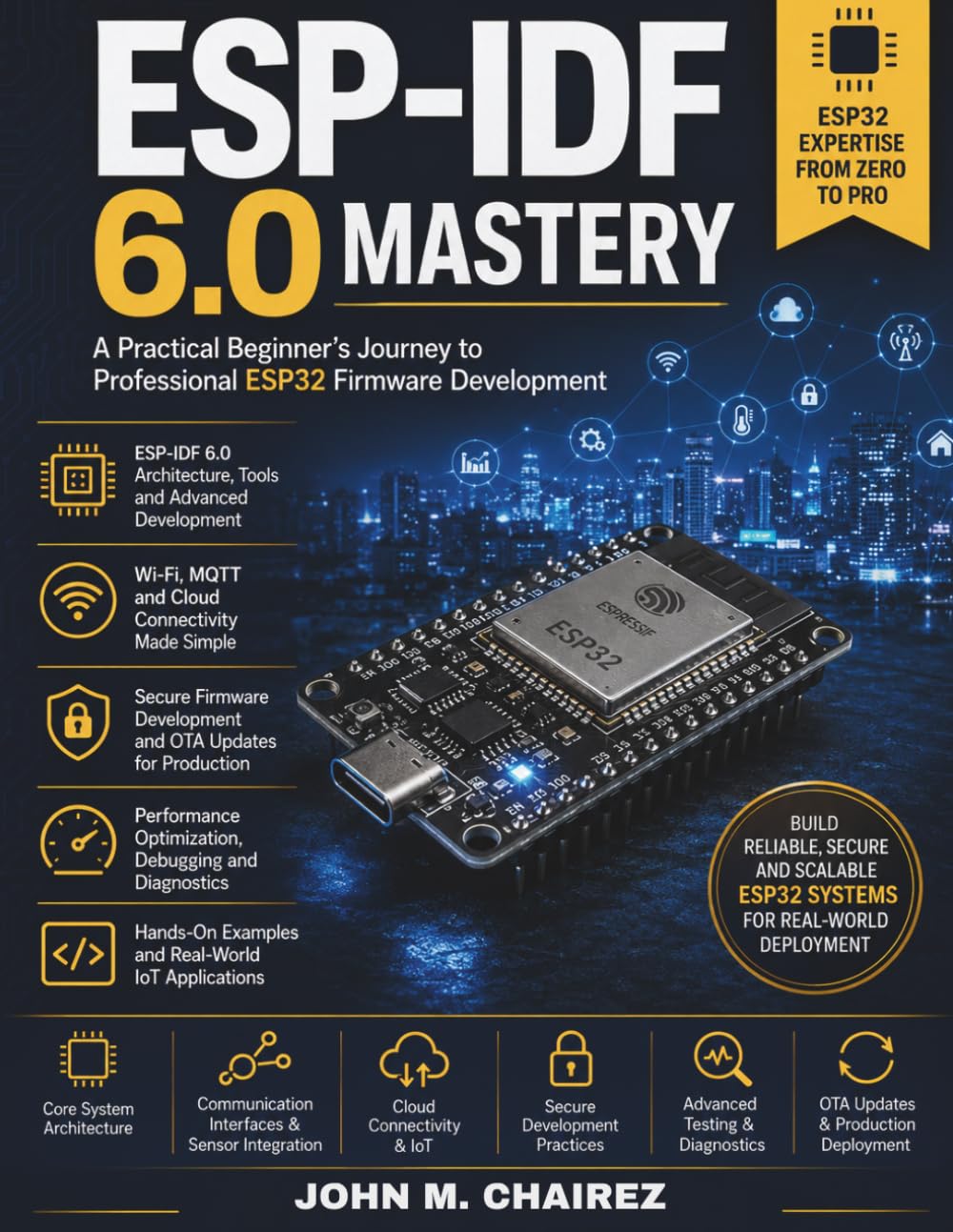 ESP-IDF 6.0 Mastery: A Practical Beginner's Journey to Professional ESP32 Firmware Development (FutureTech Professional Series)