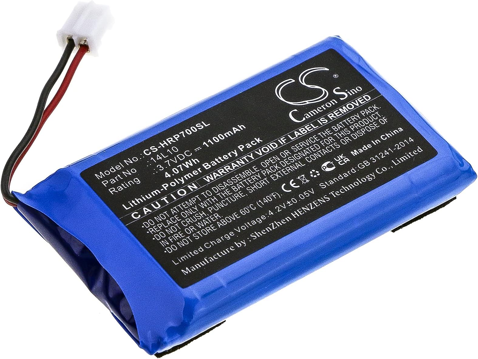 CS Replacement Battery for Hairmax PR7-V01, Prima 7, Prima 9