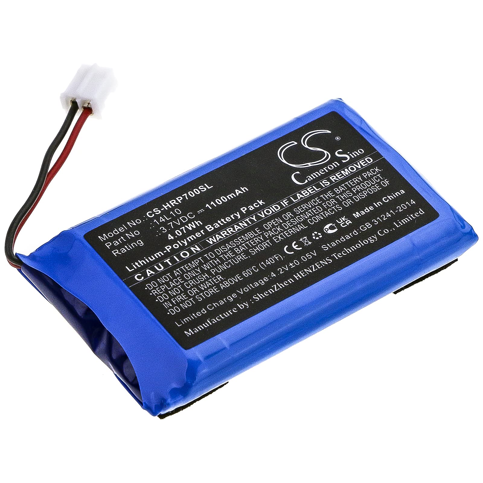 CS Replacement Battery for Hairmax PR7-V01, Prima 7, Prima 9