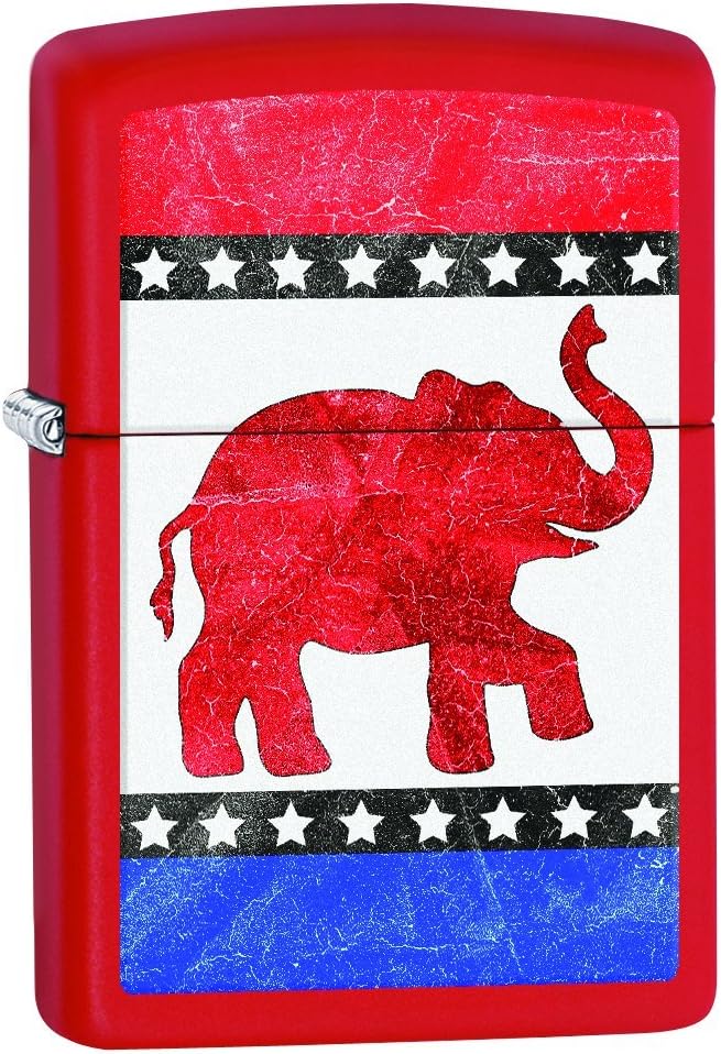 Zippo Republican Elephant Pocket Lighter