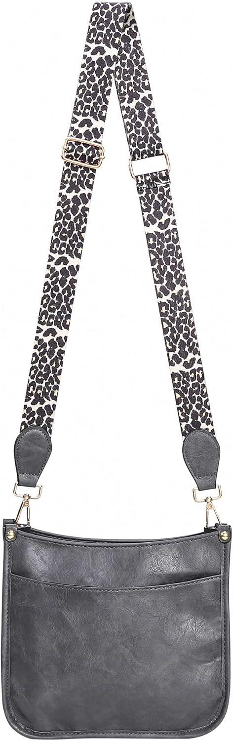 HAIBOLAN Women's Leopard Guitar Strap Crossbody Purse Shoulder Bucket Cross-body Purse - Image 7