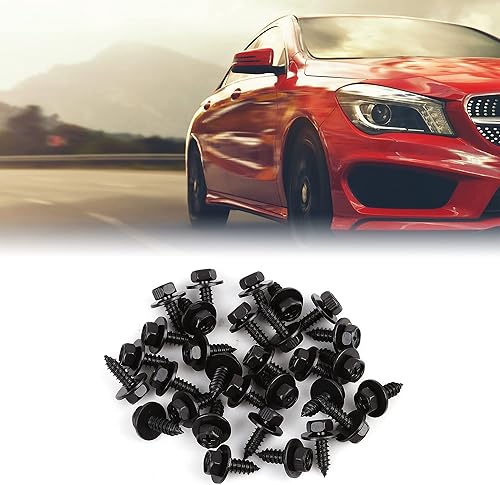 Miniatura 2 de uxcell 30pcs Tornillo Retenedor Guardabarros Liner Bajo Tornillo de cubierta para Toyota 90159-60498