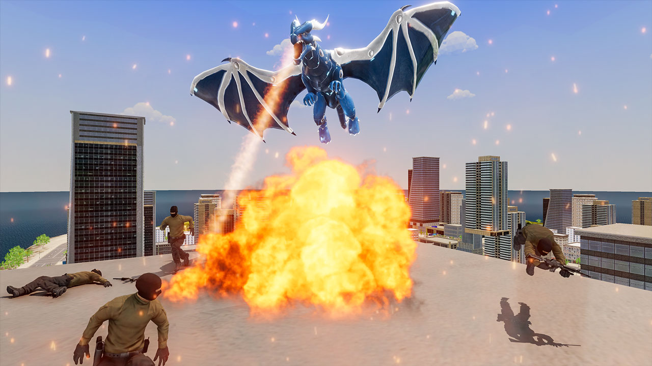 Flying Dragon Robot Transform- Robot Car Games 21:Amazon.in:Appstore for  Android
