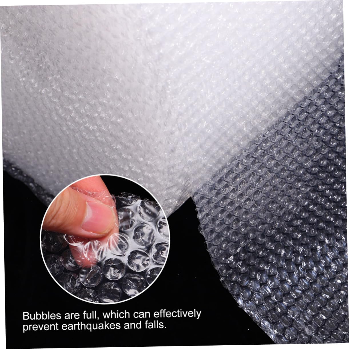 Rotolo Pluriball da Imballaggio Bianco in Ldpe per Spedizioni | Pellicola Leggera, per Invio e Deposito, Protezione di Piatti e Tablet