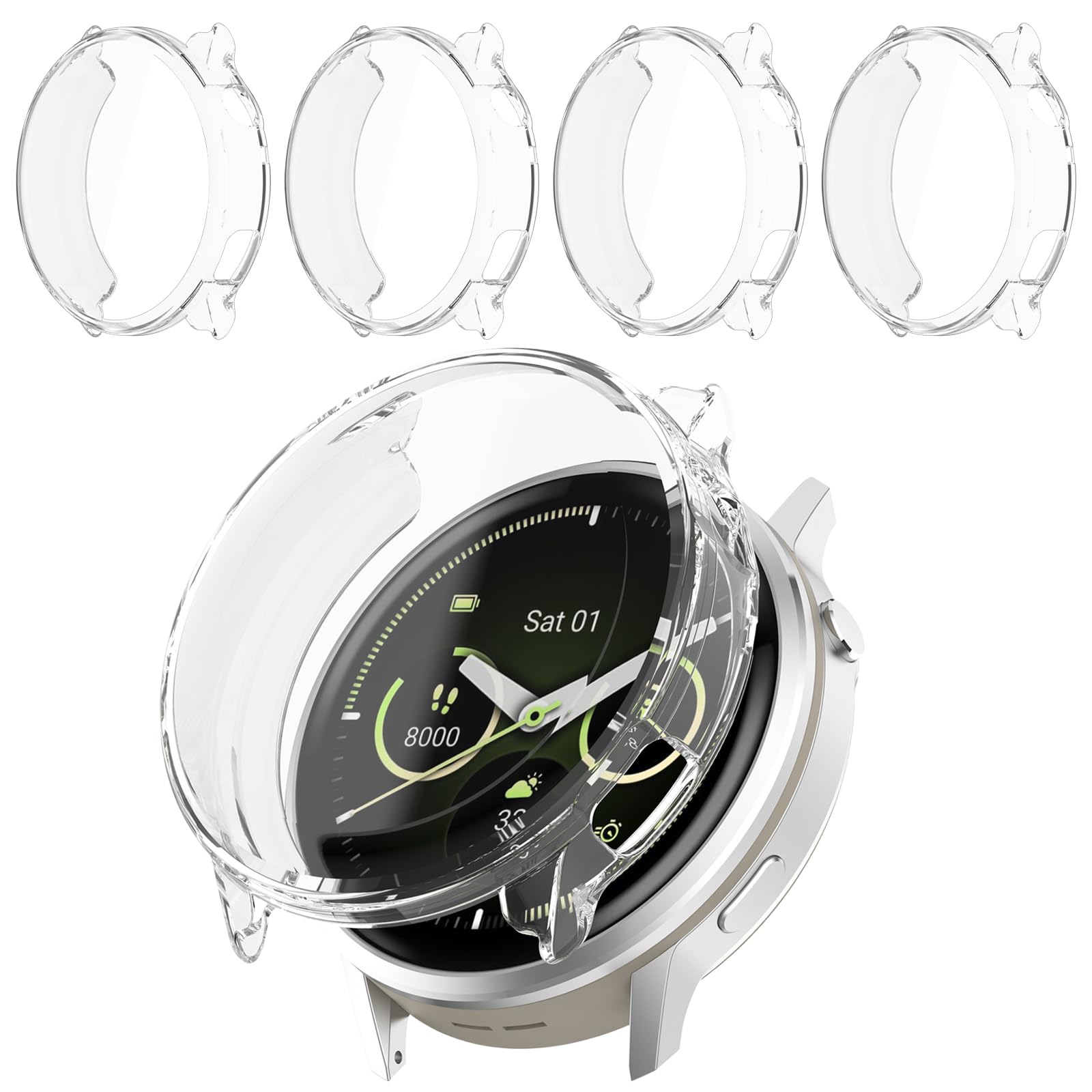 Photo 1 of Kimiyaki 4 Pack Screen Protector Case for Garmin Venu 4 41mm