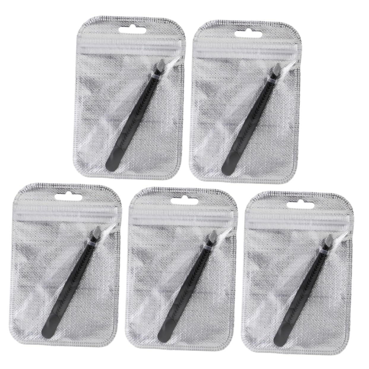 3 Set Pinzette Per Sopracciglia Acciaio Inossidabile Pinzette Ergonomiche Per Rifinire Sopracciglia Portatili Per Donne Per Casa 5 Pezzi*3