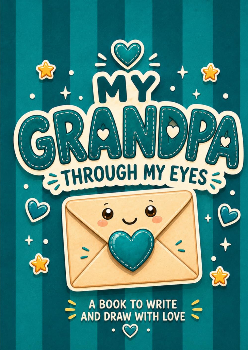 My grandpa through my eyes: An uppercase activity book to complete and personalize. A unique gift for Grandparents’ Day, Grandpa’s birthday, and special occasions (My special people)
