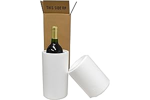 6-Pack KITBIT 1BOXCOOL styrofoam bottle shipper boxes and foam containers for wine packing