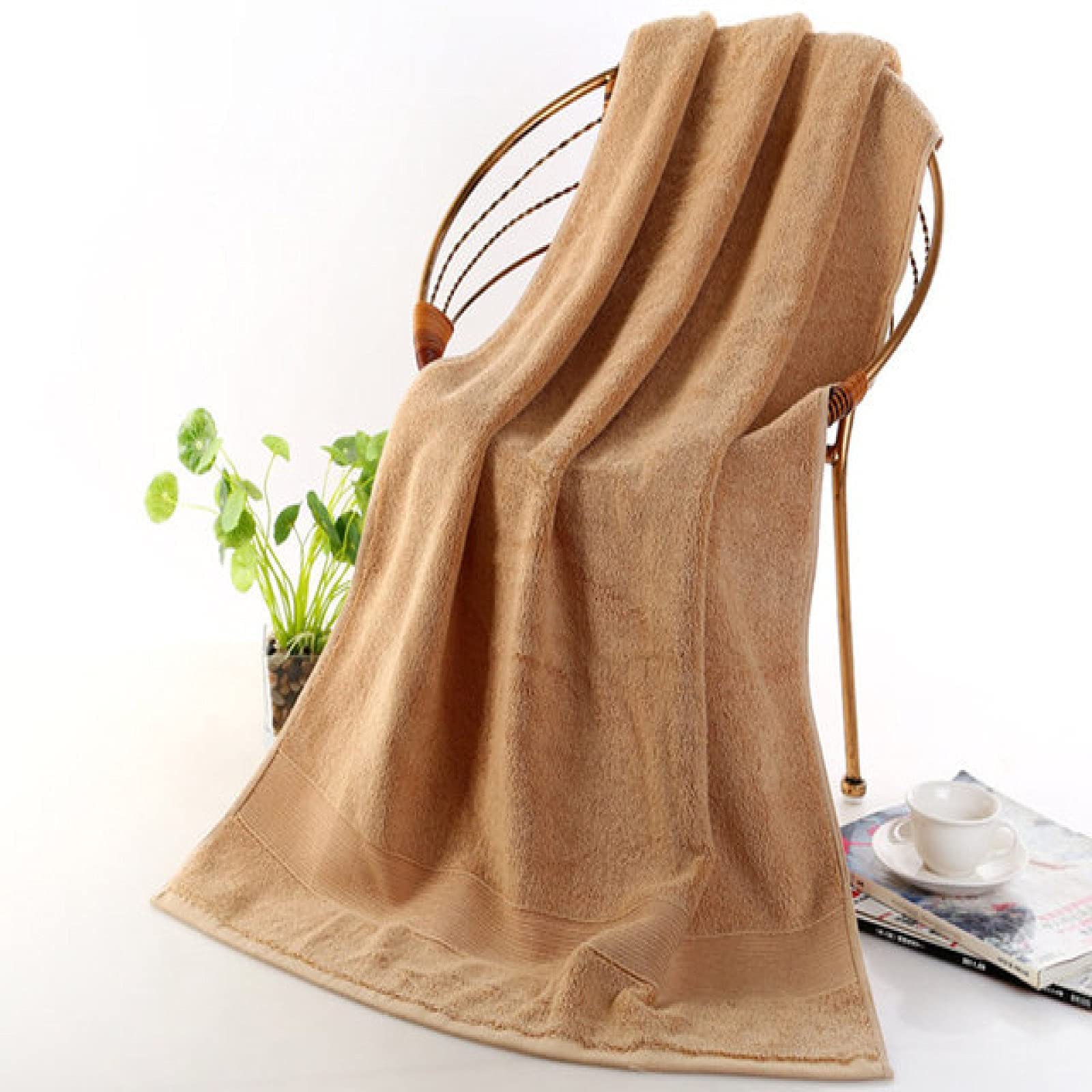 Pur coton épais et doux serviette de bain 70x140cm 650G