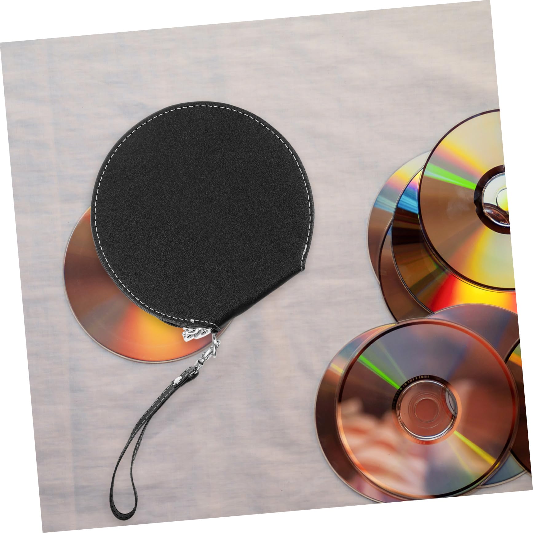 Mobestech 5 Sztuk Samochodów CD Pakiet Dvd Futerał Do Przechowywania Torba Na Płyty CD Torba Do Przechowywania Przenośna Torba Na CD Dvd Przypadku CD Uchwyt Na Etui Na Dvd Torba Na CD Etui