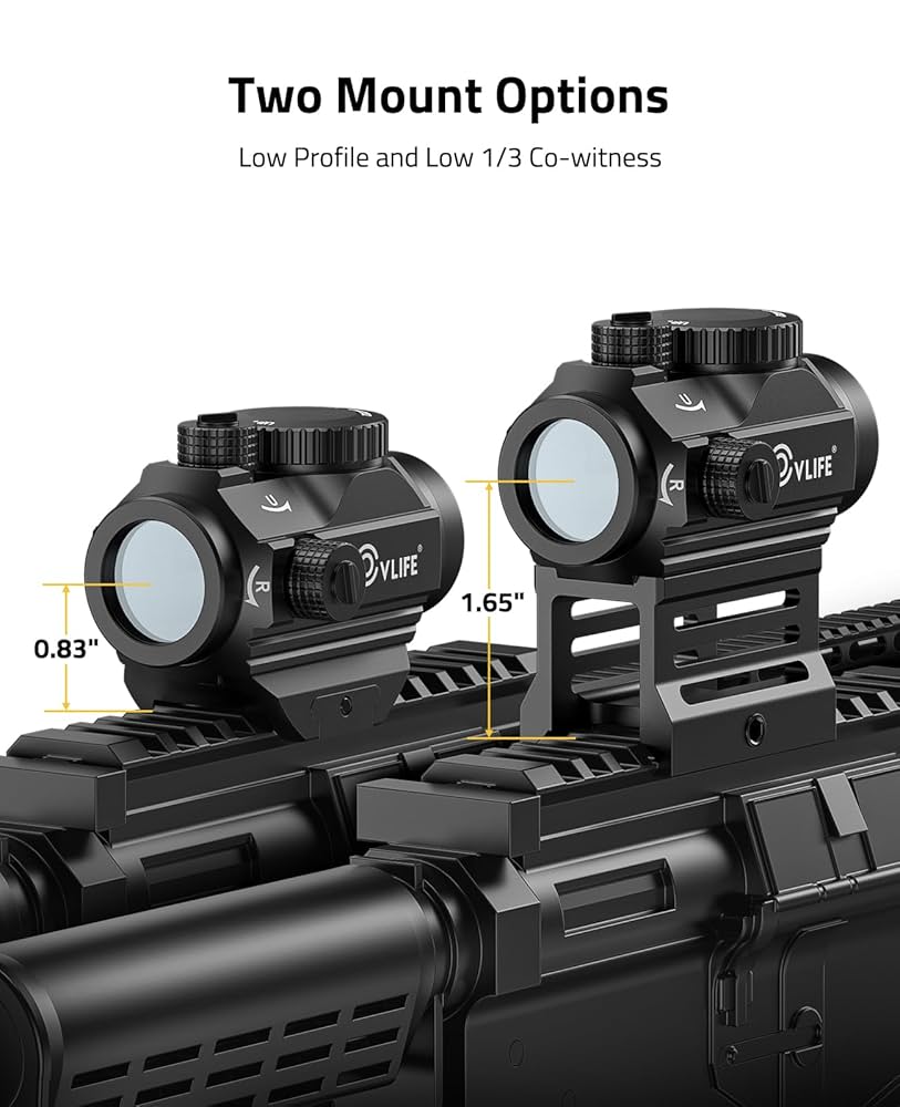 Amazon.com : CVLIFE FoxSpook Motion Awake Red Dot Sight, 2