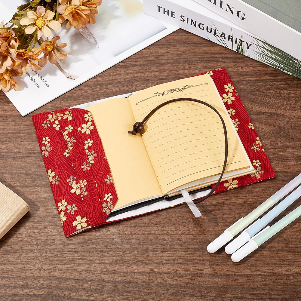 Copertina Libri In Tessuto Cherry Flower - Protettore Regolabile Per Libri Tascabili A6 Con Segnalibro - Foto 6