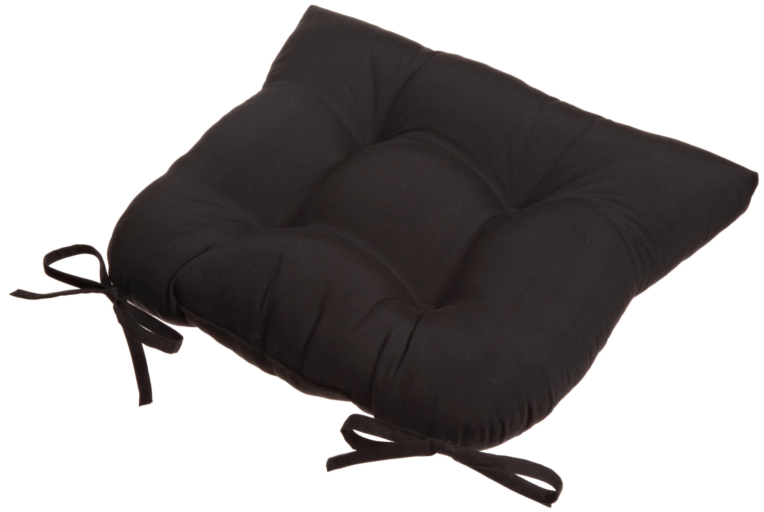 Arlee Micro Fiber Reversible Chair Pad, Black