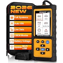 Full Systems OBD2 Scanner Car Diagnostic Tool with ABS SRS Transmission and More