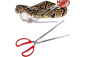15 Inch Extra Long Large Snake Feeding Tongs