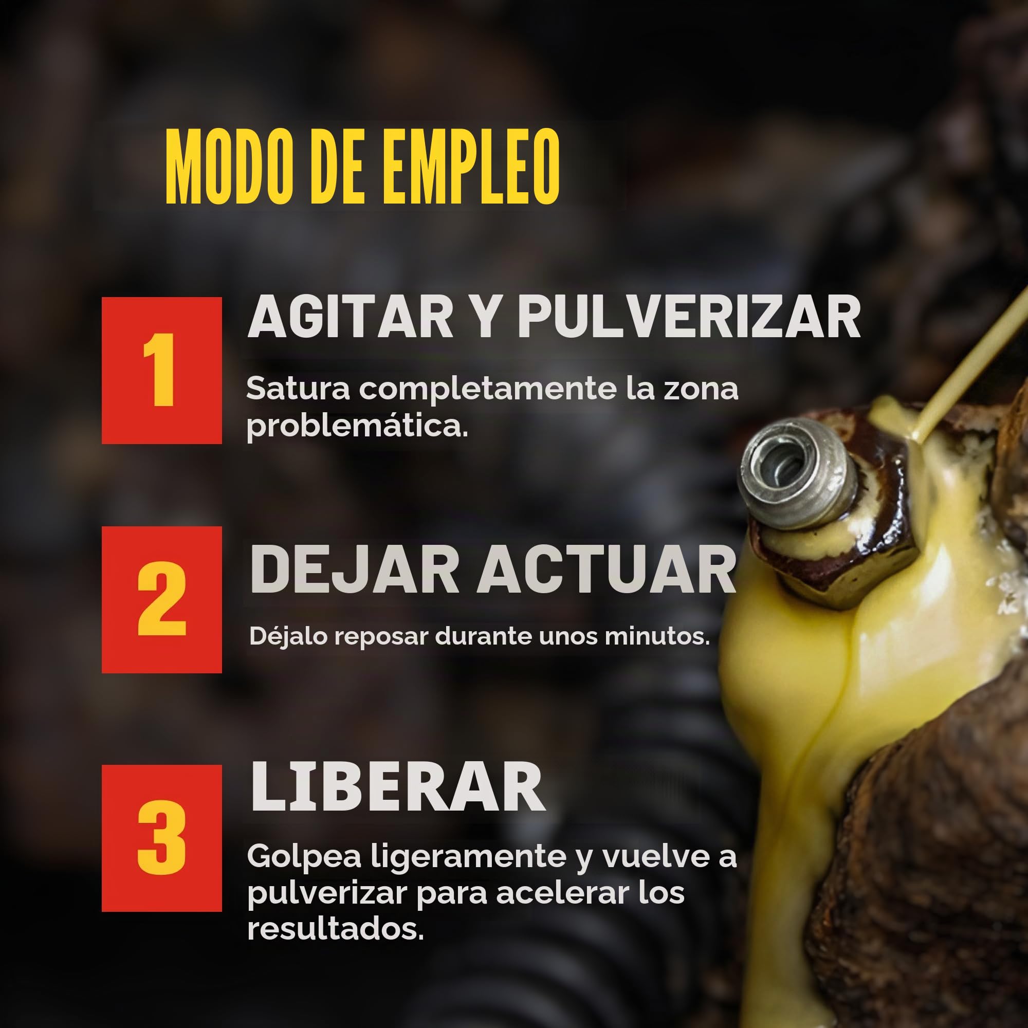 B'Laster - Spray de aceite penetrante – Líquido penetrante para prevenir el óxido – Afloja los pernos oxidados, protege contra la corrosión, spray antioxidante multiusos para piezas congeladas – 11