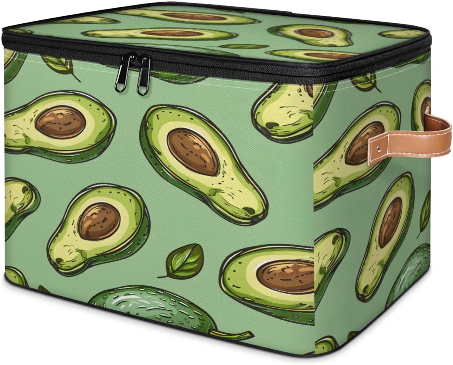 2-Pack Storage bins with lids - 26 quart organizer bins - Collapsible fabric storage bins with sturdy handles and double zipper tops - Versatile for home, toys, dorm rooms