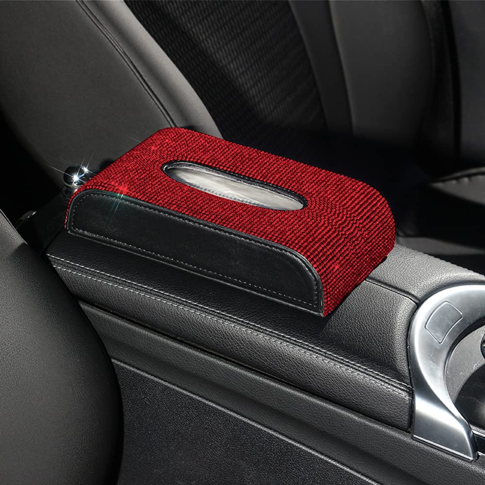 Amazon｜MINGZAIQIPEI キラキラ光るラインストーンティッシュボックス