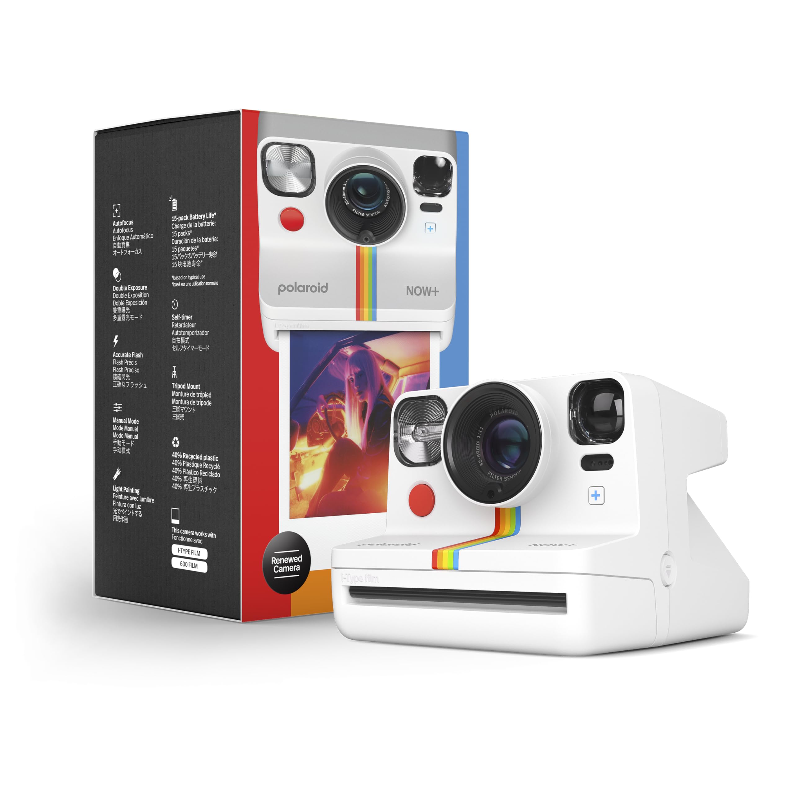 Amazon.com : Refurbished Polaroid Now+ Bluetooth Connected I