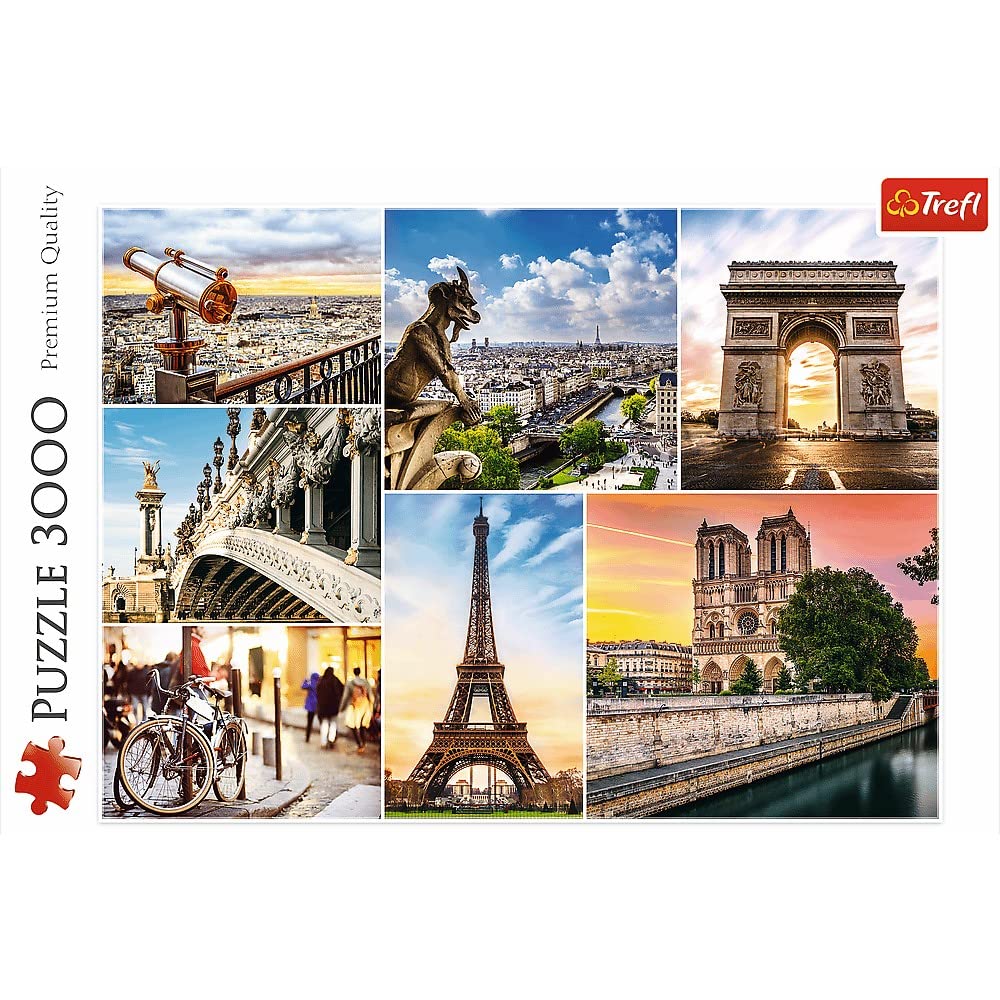 Trefl Puzzle 3000 pezzi - Collage - Parigi