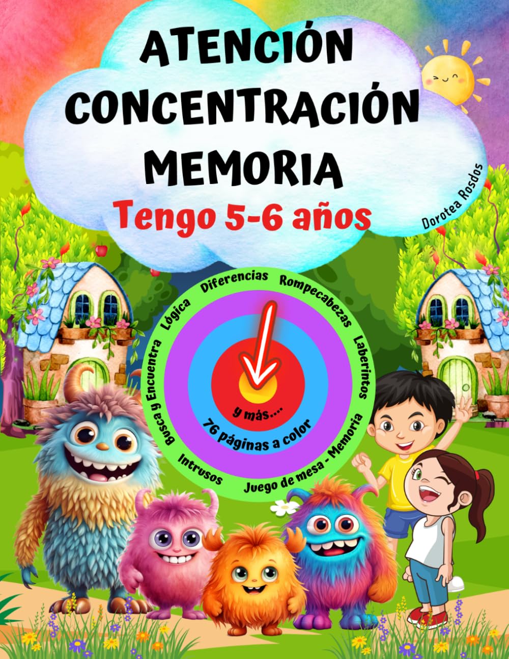 TENGO 5-6 años! Libro Preescolar-Juegos y Pasatiempos.Ejercicios para mejorar la Concentración,Atención y Memoria.: Actividades Educativas y ... los Puntos y más!