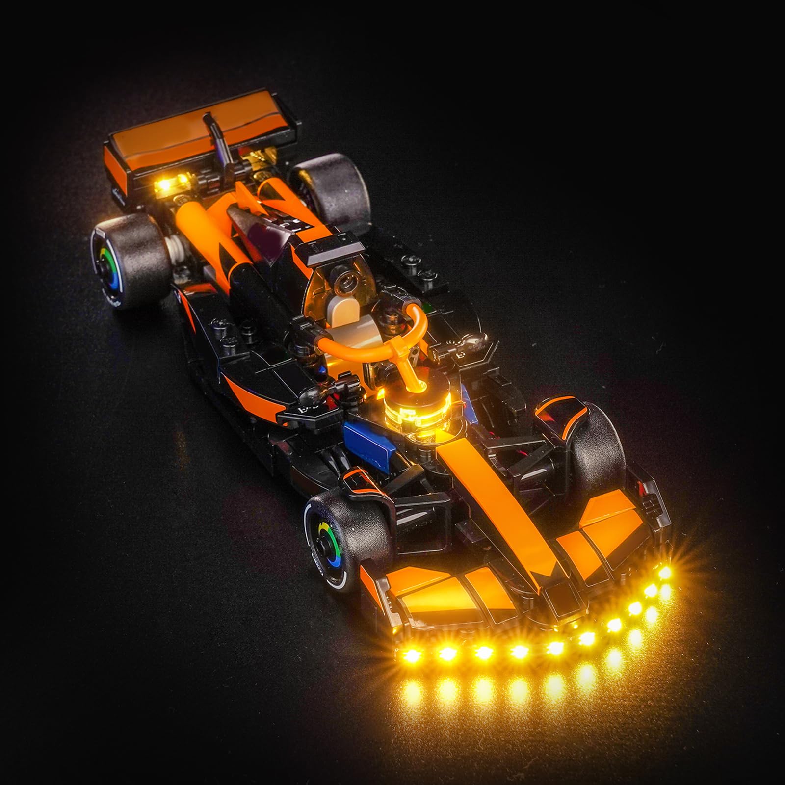 LocoLee Light kit Compatible with Lego 77251 McLaren F1 Team MCL38 Race Car - No Model Only Light, LED Lighting Accessories Compatible with Lego McLaren F1 Team MCL38 77251