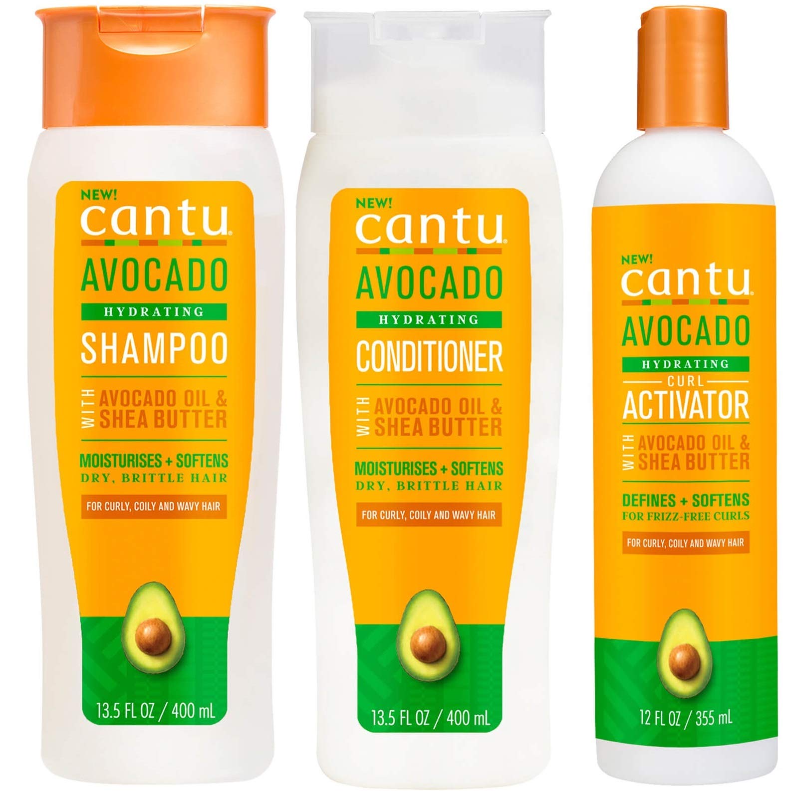 Buy Cantu Sulefree Avocado Hydrating Shampoo, Conditioner, Curl